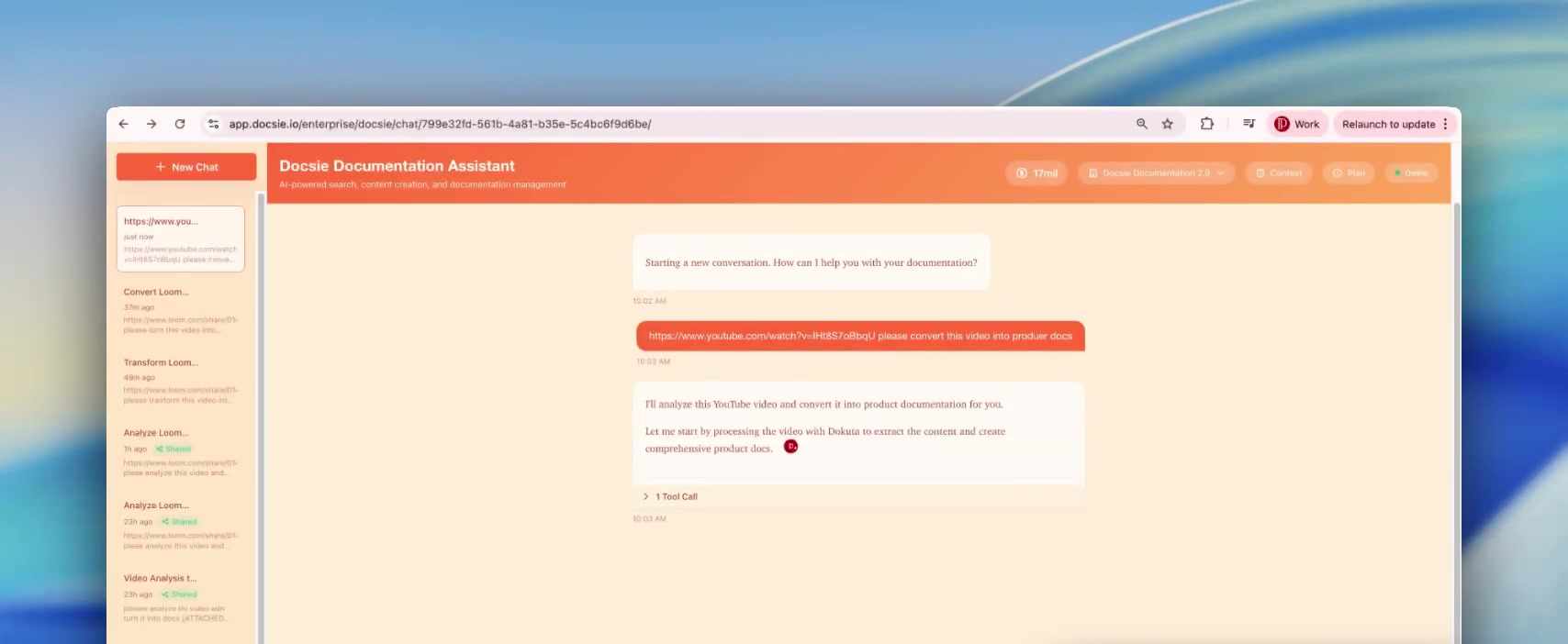 Submitting a Salesforce training video for conversion