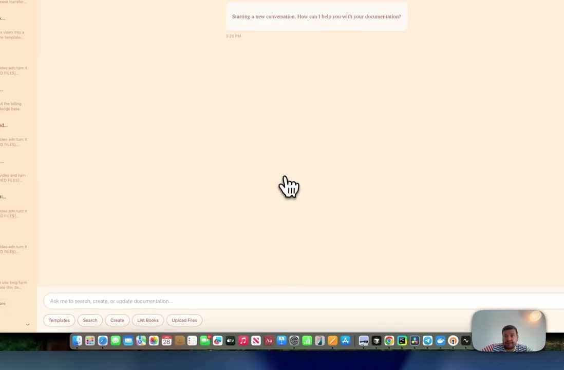 Docsie Documentation Assistant interface