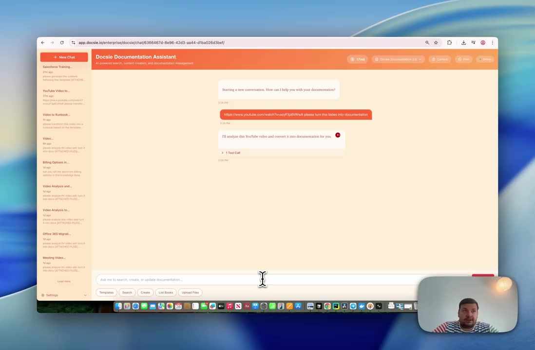 Video analysis in progress