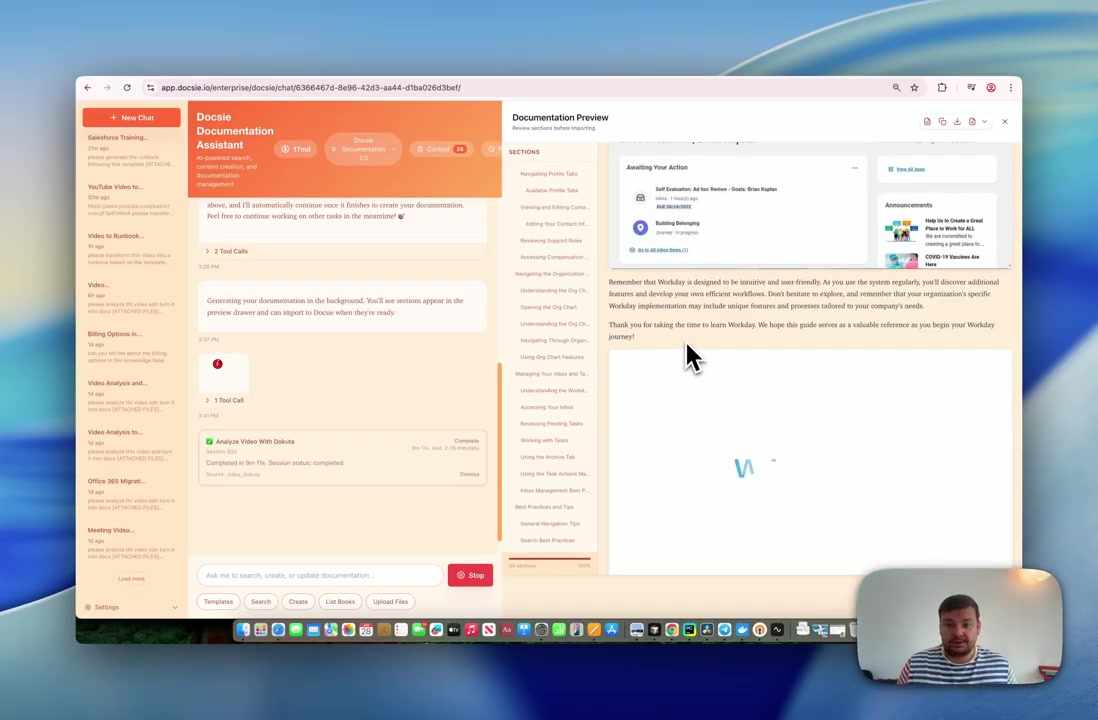 Complete documentation preview