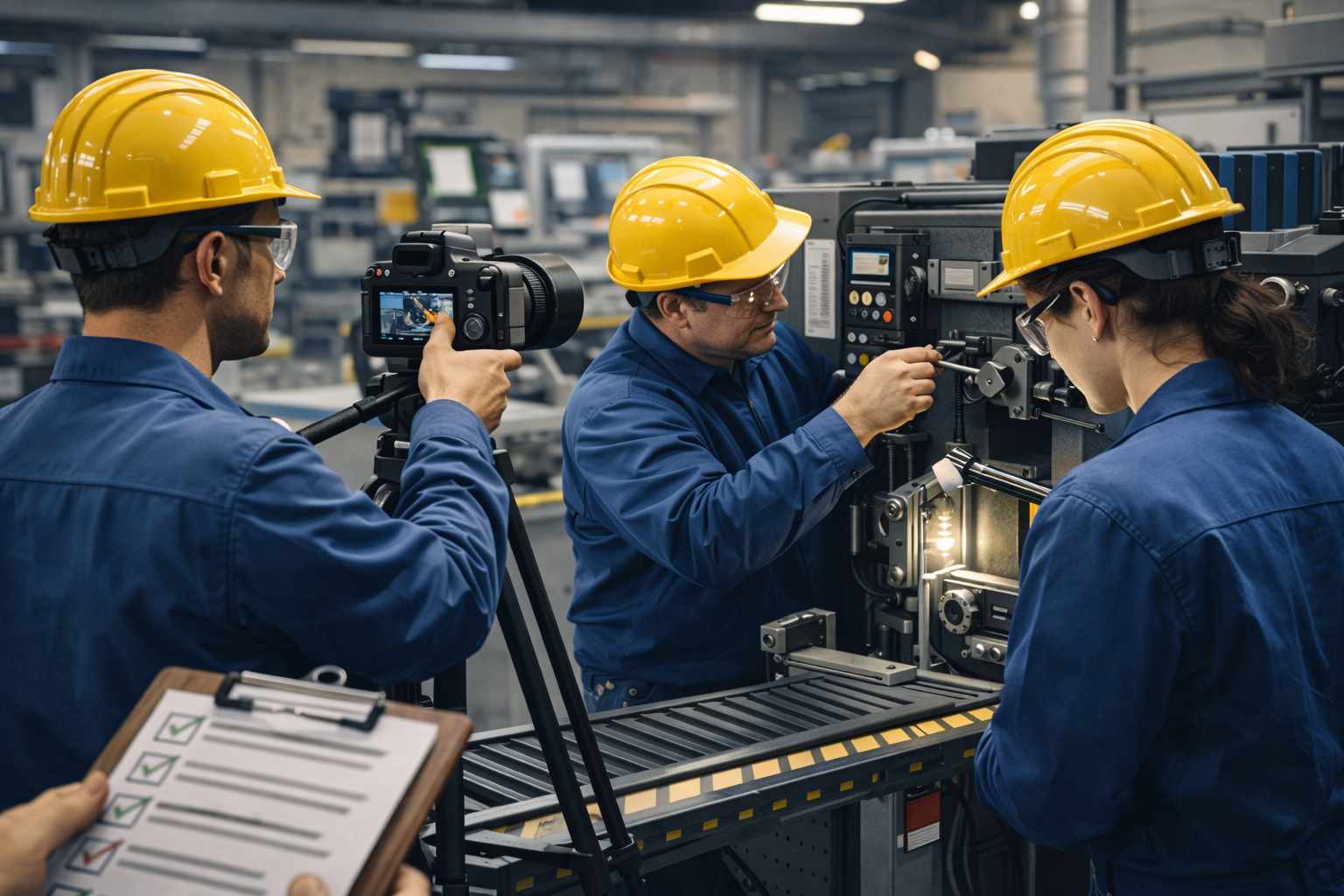 Training video recording setup
