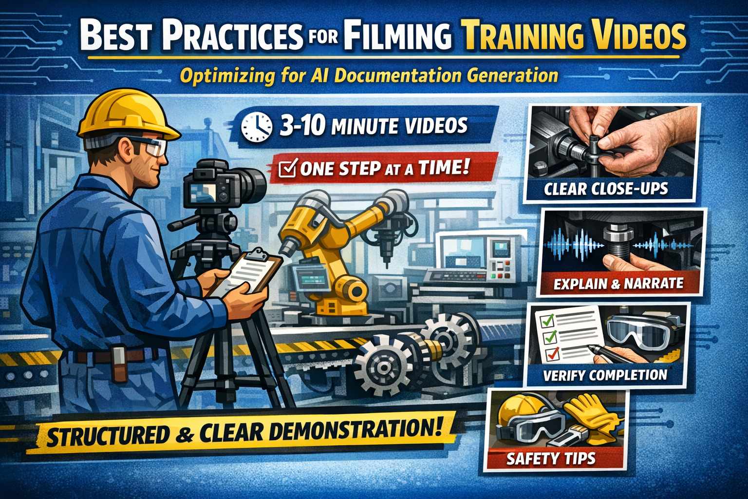 Training Video Best Practices for Documentation Conversion 2025 | AI-Powered Video to Text Documentation | Technical Writers & Developers | Recording Techniques & Quality Tips | Knowledge Management